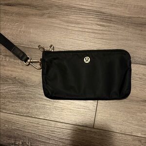 Lululemon Black Wristlet Bag